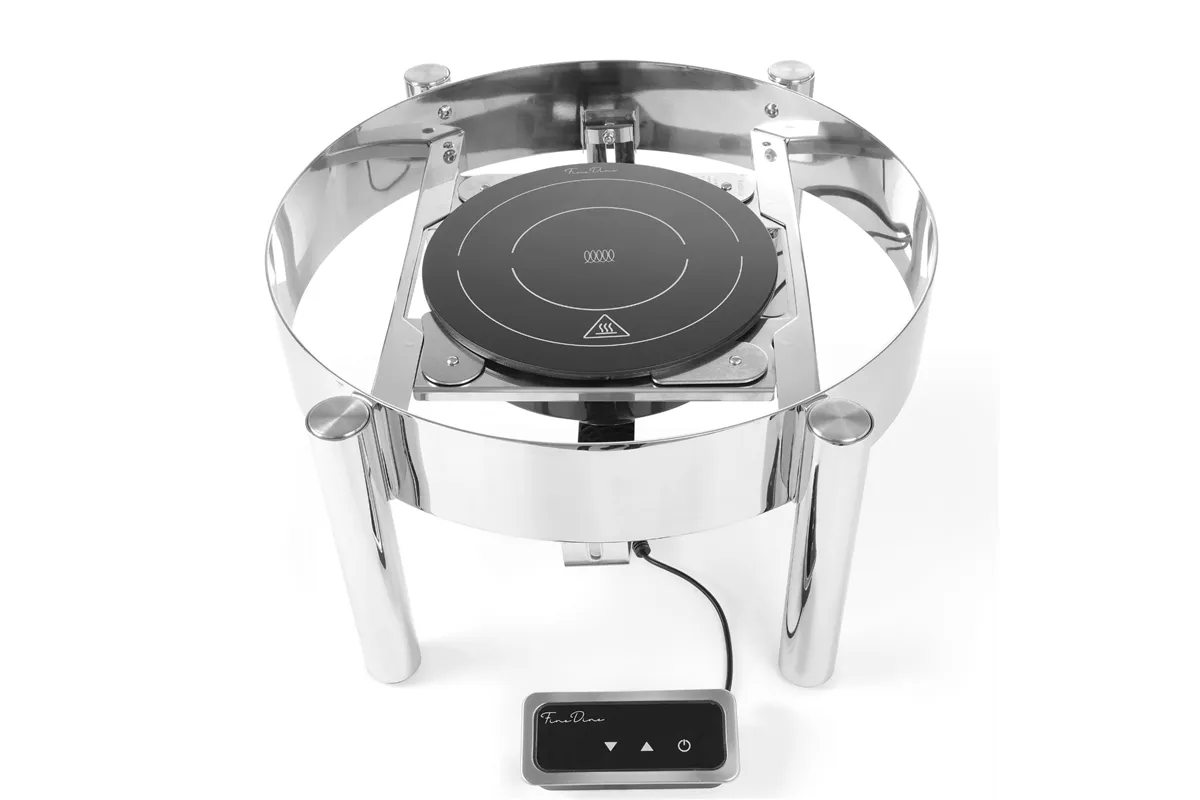 Grzałka indukcyjna do wbudowania w blat z regulacją mocy ø245x(H)68mm 230V/800W Fine Dine 239193