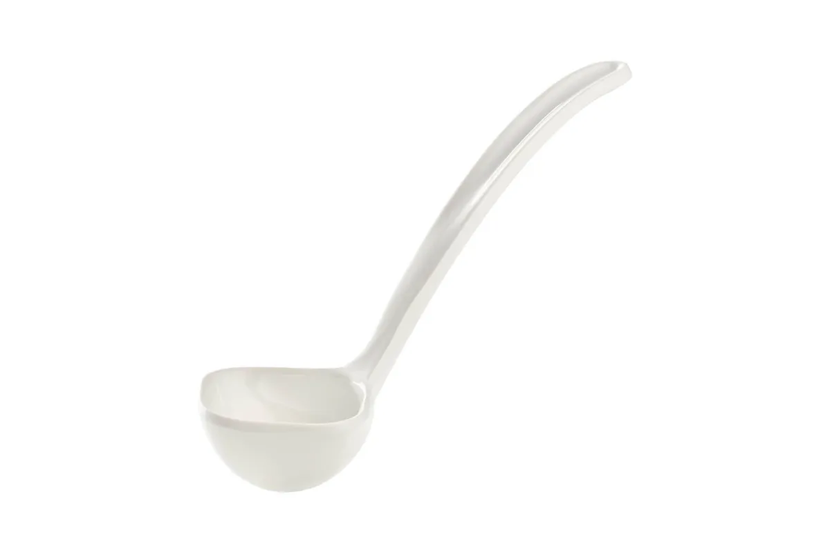 Chochla do sosów z melaminy biała 40 ml Fine Dine 563632