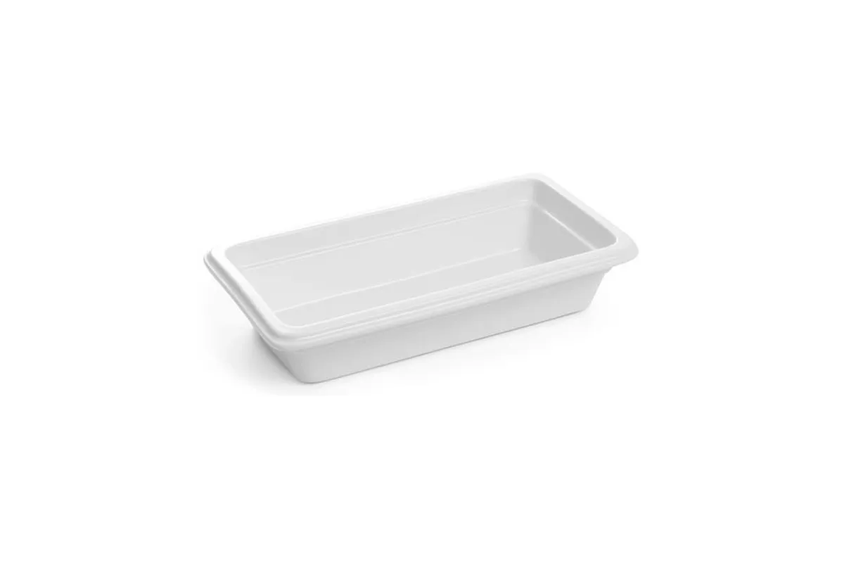Pojemnik porcelanowy GN 1/3 biały, 325x176x(H)65 mm Fine Dine 783023