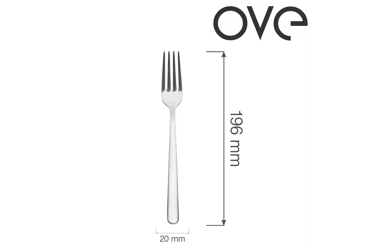 Widelec stołowy Adria, OVE, 196 mm Ove 766217