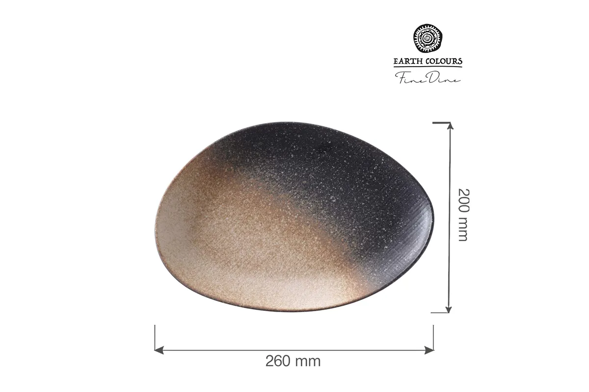 Talerz o organicznym kształcie Moon 260 mm Fine Dine 774786