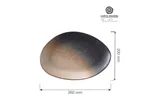 Talerz o organicznym kształcie Moon 260 mm Fine Dine 774786