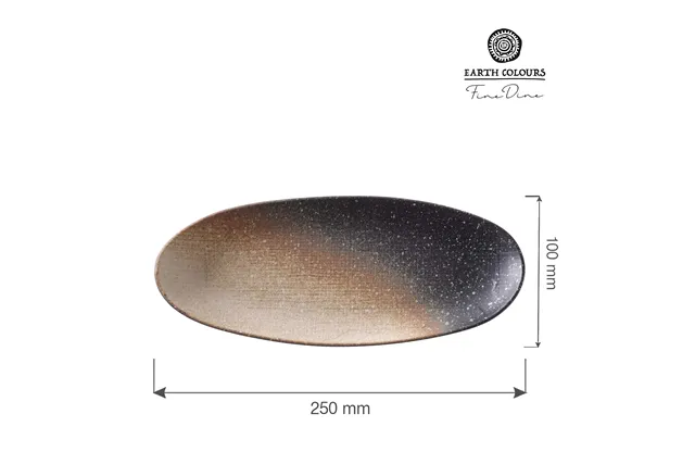Owalny talerz serwingowy Moon 250 mm Fine Dine 774809