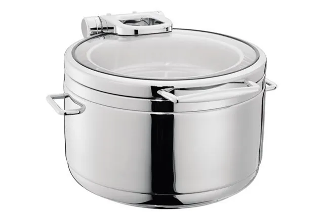 Podgrzewacz indukcyjny okrągły ze szklaną pokrywą De Luxe 9 l Fine Dine 473160 Podgrzewacz indukcyjny okrągły ze szklaną pokrywą De Luxe 9 l Fine Dine 473160