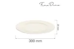 Talerz płytki Crema 300 mm Fine Dine 770603