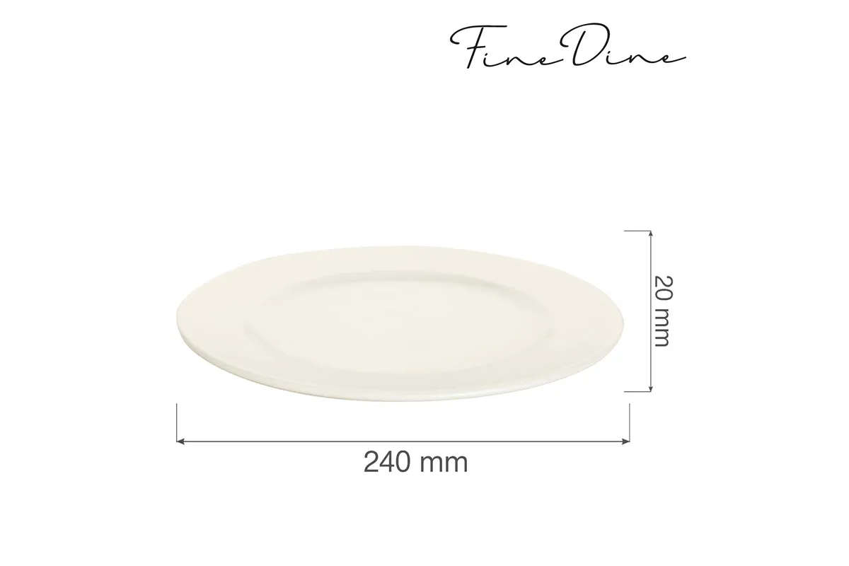 Talerz płytki Crema 240 mm Fine Dine 770580