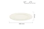 Talerz płytki Crema 240 mm Fine Dine 770580