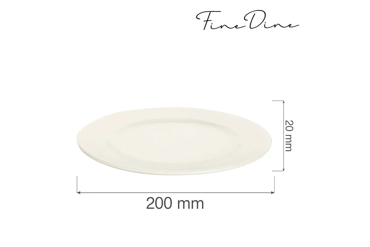 Talerz płytki Crema 200 mm Fine Dine 770573