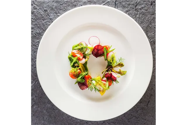 Talerz płytki Crema 200 mm Fine Dine 770573 Talerz płytki Crema 200 mm Fine Dine 770573