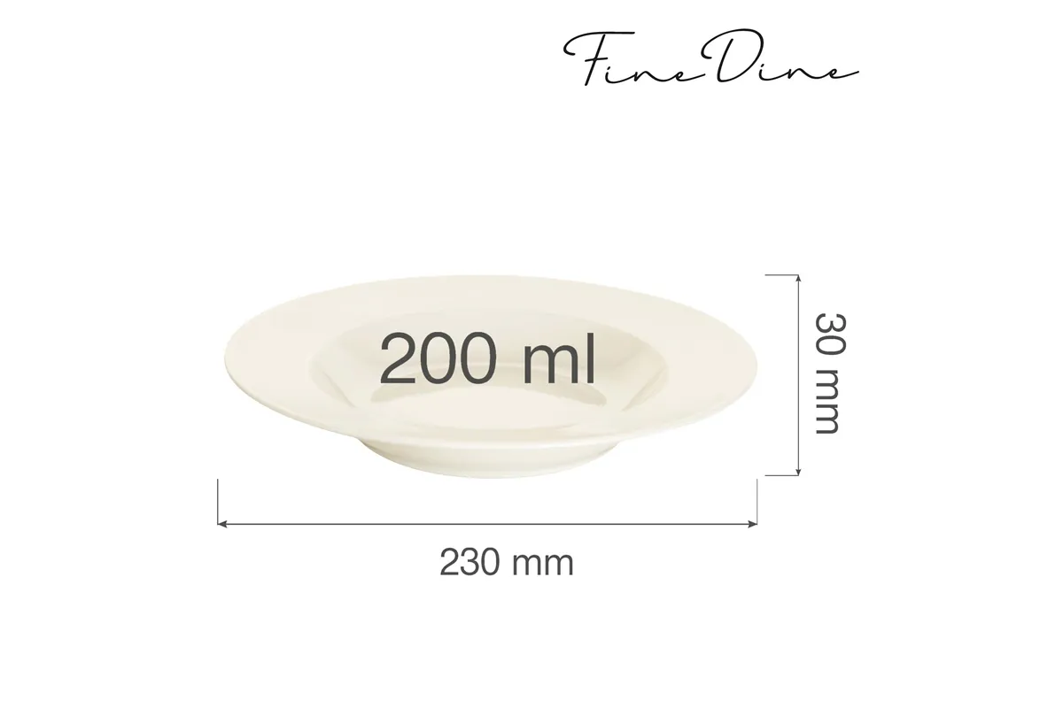 Talerz głęboki Crema 230 mm Fine Dine 770610