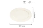 Półmisek owalny Crema 390x270 mm Fine Dine 770672