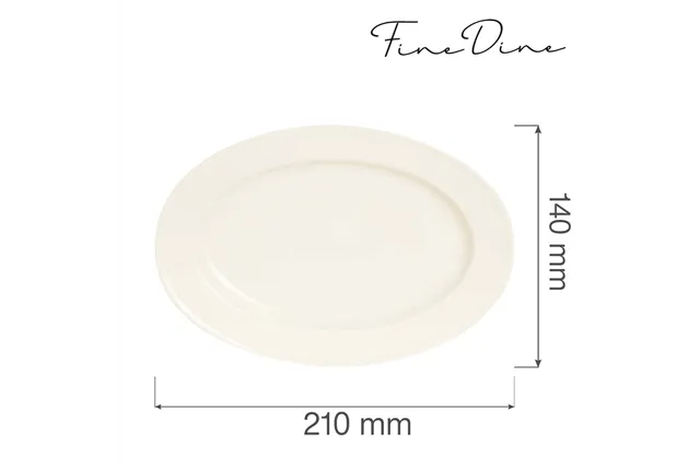 Półmisek owalny Crema 210x140 mm Fine Dine 770641 Półmisek owalny Crema 210x140 mm Fine Dine 770641