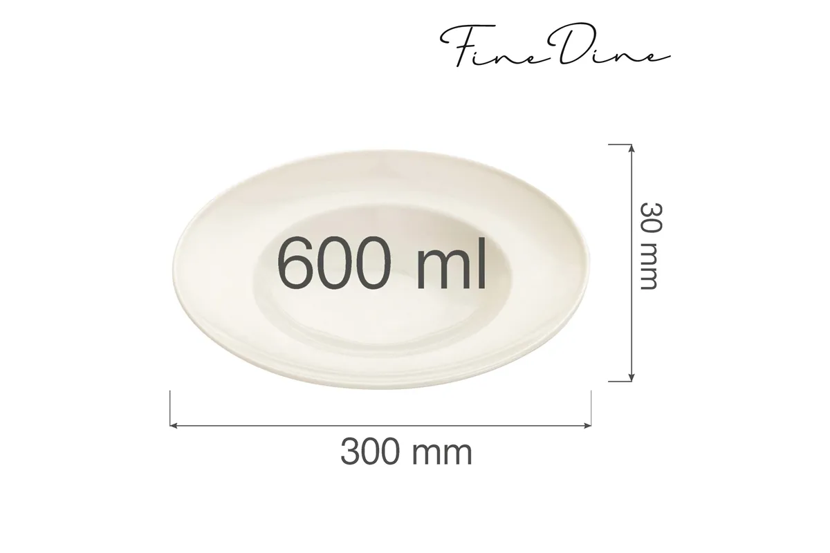 Talerz do pasty Crema 300 mm Fine Dine 770290
