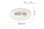 Talerz do pasty Crema 300 mm Fine Dine 770290