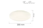 Talerz bez rantu Crema 300 mm Fine Dine 770368