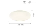 Talerz bez rantu Crema 170 mm Fine Dine 770337