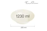 Miska Crema 1230 ml, 230 mm Fine Dine 770627