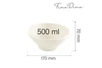Miska stożkowa Crema 500 ml, 160x64 mm Fine Dine 774427
