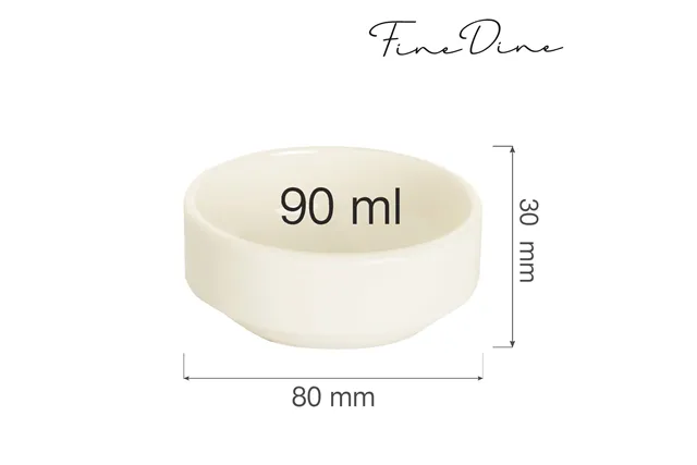 Miseczka sztaplowana Crema 90 ml, 80 mm Fine Dine 774458 Miseczka sztaplowana Crema 90 ml, 80 mm Fine Dine 774458