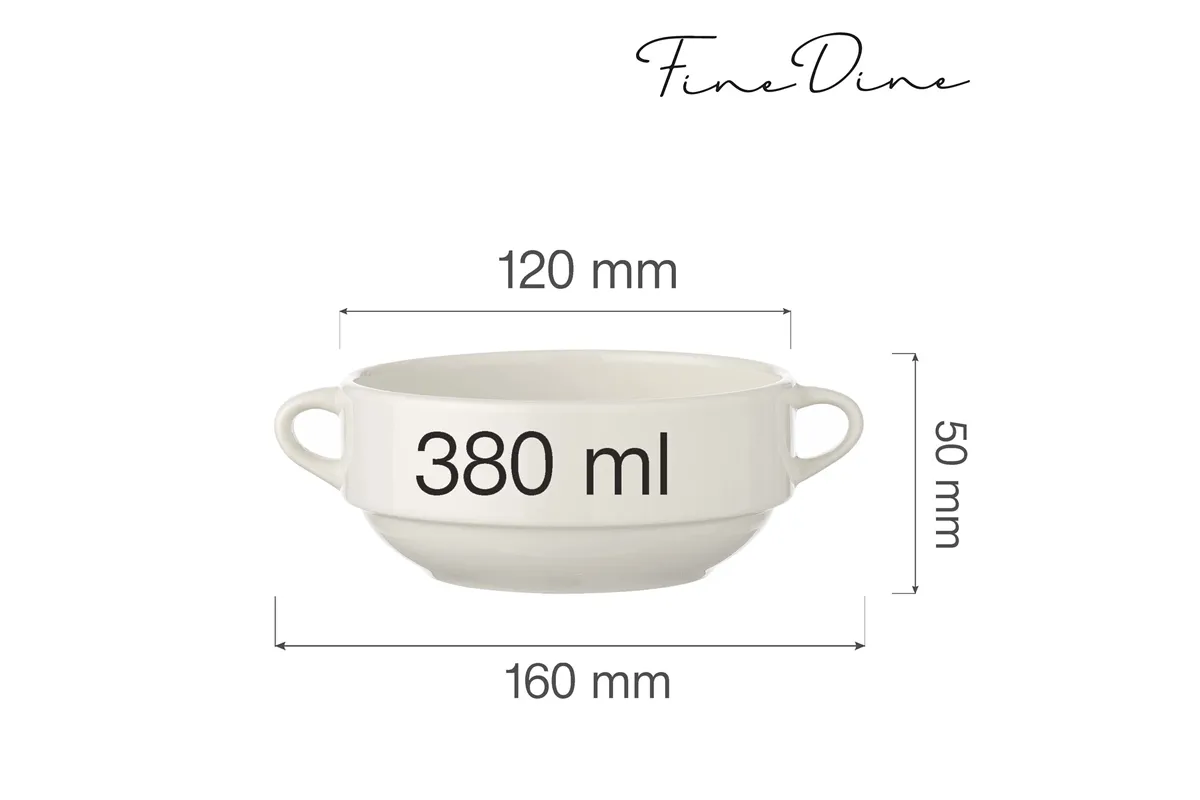 Bulionówka Crema 380 ml Fine Dine 770771