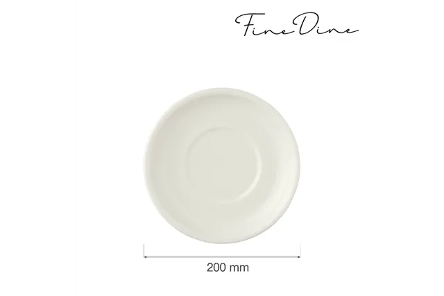 Spodek do sosjerki Crema 200 mm Fine Dine 770634 Spodek do sosjerki Crema 200 mm Fine Dine 770634