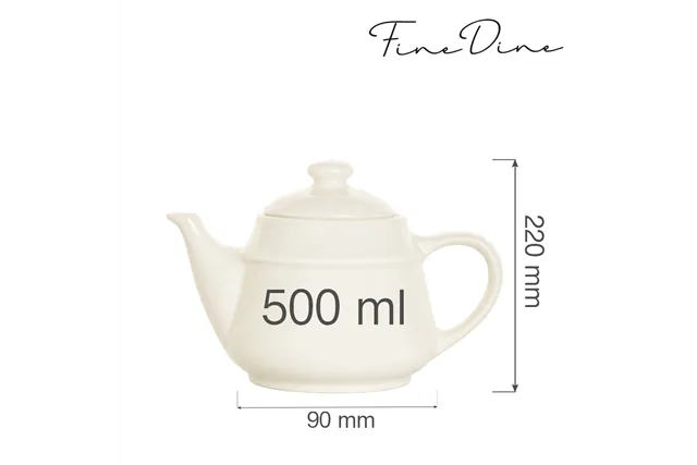Dzbanek do herbaty Crema 500 ml Fine Dine 770757 Dzbanek do herbaty Crema 500 ml Fine Dine 770757