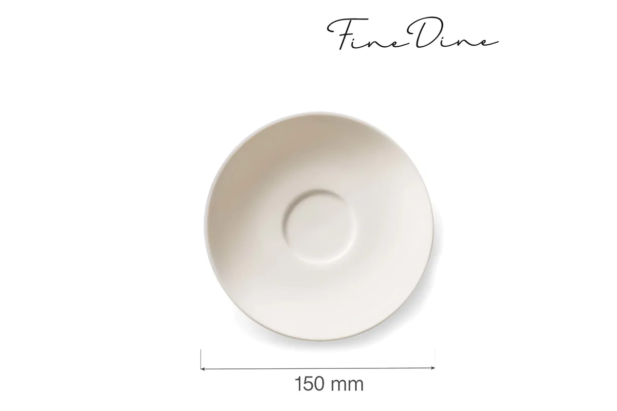 Spodek do filiżanki sztaplowanej Crema, 150 mm Fine Dine 770740