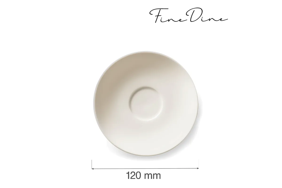 Spodek do filiżanki sztaplowanej Crema, 120 mm Fine Dine 770726