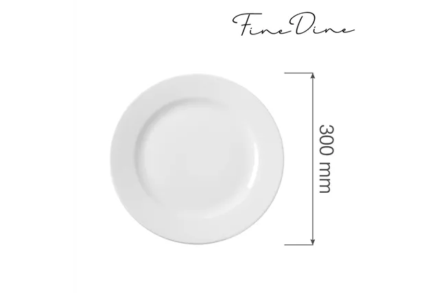 Talerz płytki Bianco 300 mm Fine Dine 794098 Talerz płytki Bianco 300 mm Fine Dine 794098