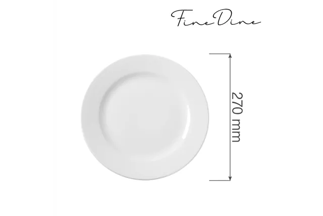 Talerz płytki Bianco 270 mm Fine Dine 794081 Talerz płytki Bianco 270 mm Fine Dine 794081