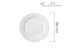 Talerz płytki Bianco 160 mm Fine Dine 794050