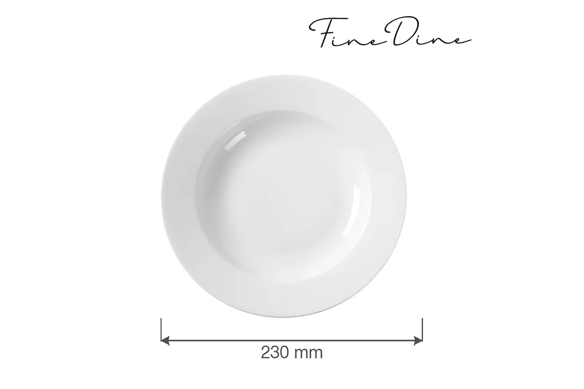Talerz głęboki Bianco 230 mm Fine Dine 799420