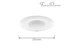 Talerz głęboki z szerokim rantem Bianco 270 mm Fine Dine 774373