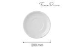 Spodek do sosjerki Bianco 200 mm Fine Dine 799192