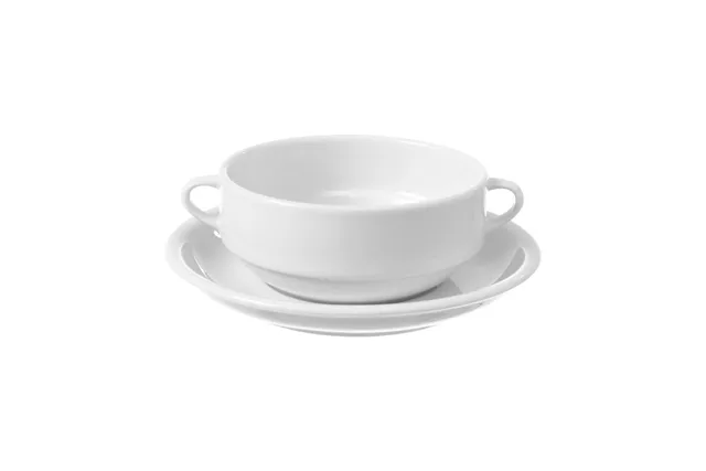 Spodek do bulionówki Bianco, 170 mm Fine Dine 799390 Spodek do bulionówki Bianco, 170 mm Fine Dine 799390