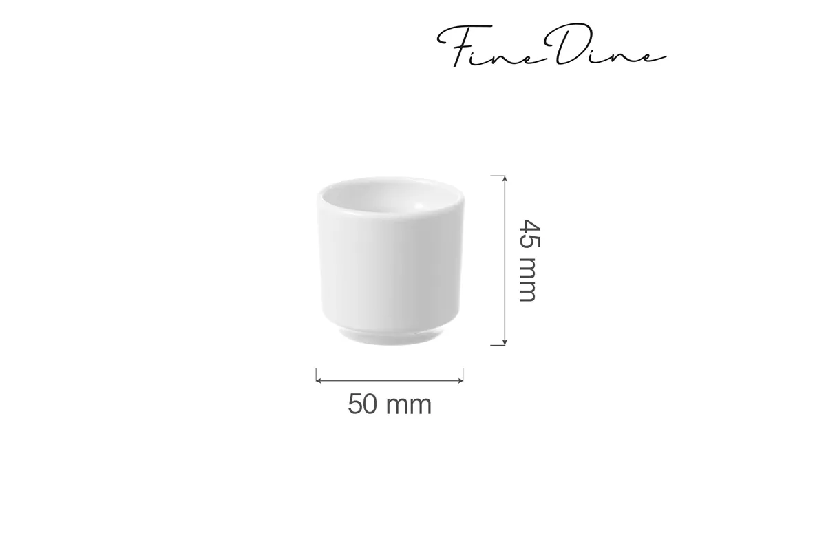 Kieliszek do jajka Bianco 50 mm Fine Dine 799253