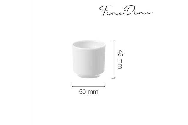 Kieliszek do jajka Bianco 50 mm Fine Dine 799253