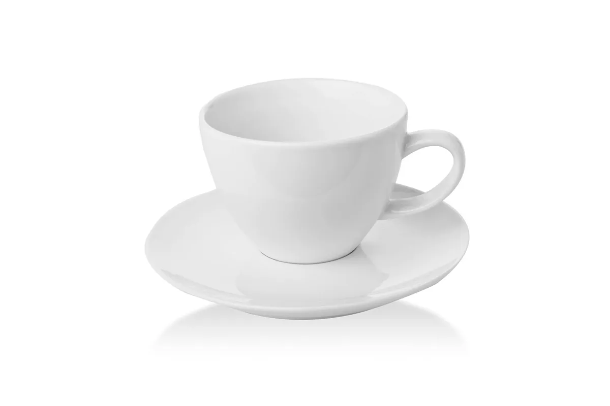 Filiżanka elegancka ze spodkiem Bianco 230 ml Fine Dine 770160