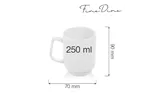 Kubek sztaplowany Bianco 250 ml Fine Dine 770245