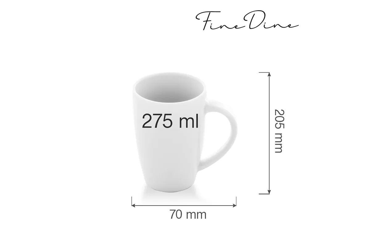 Kubek Paris Bianco 275 ml Fine Dine 770184