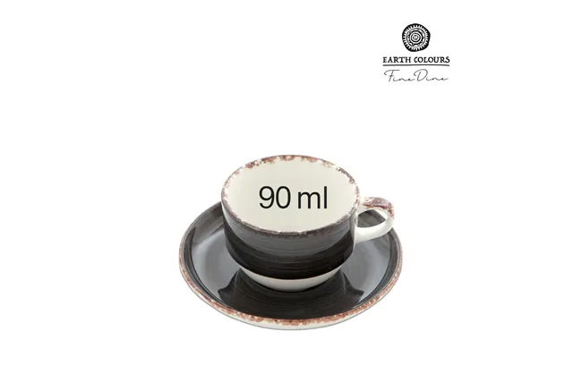 Filiżanka ze spodkiem Onyx 90 ml Fine Dine 775097 Filiżanka ze spodkiem Onyx 90 ml Fine Dine 775097