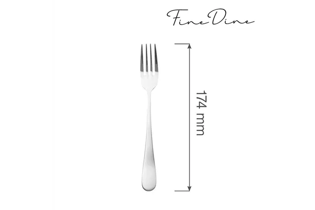 Widelec deserowy Elegant 174 mm Fine Dine 777435 Widelec deserowy Elegant 174 mm Fine Dine 777435