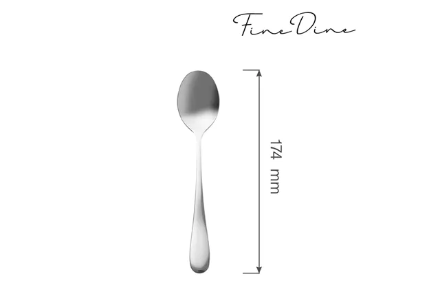 Łyżka deserowa Elegant 174 mm Fine Dine 777442 Łyżka deserowa Elegant 174 mm Fine Dine 777442