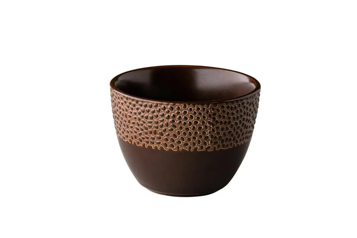 Miska Honeycomb brązowa 500 ml Fine Dine 773222