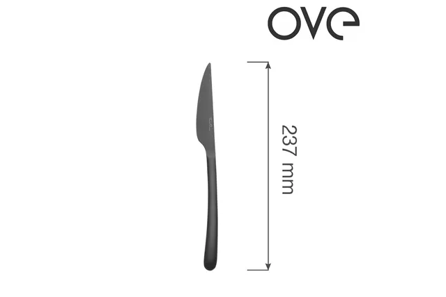 Nóż stołowy Amarone Black, OVE, 237 mm Ove 764824 Nóż stołowy Amarone Black, OVE, 237 mm Ove 764824