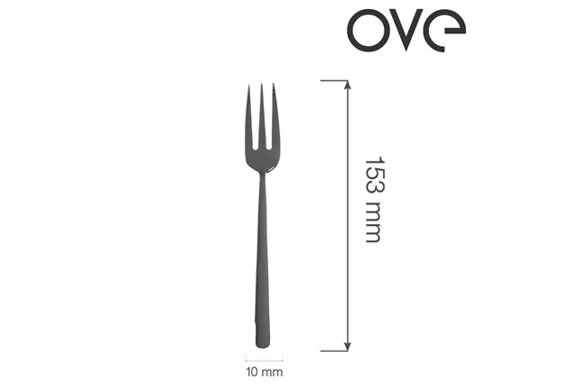 Widelczyk do ciasta Amarone Black, OVE, 153 mm Ove 764909 Widelczyk do ciasta Amarone Black, OVE, 153 mm Ove 764909
