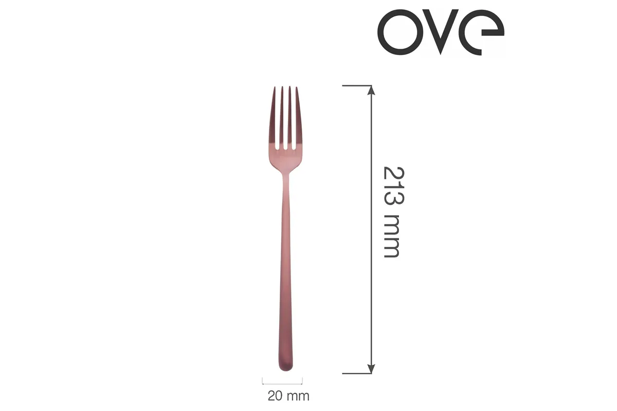 Widelec stołowy Amarone Bronze, OVE, 213 mm Ove 764930