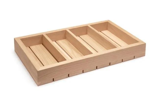 Organizer drewniany na sztućce 530x325x65 mm Fine Dine 561089 Organizer drewniany na sztućce 530x325x65 mm Fine Dine 561089