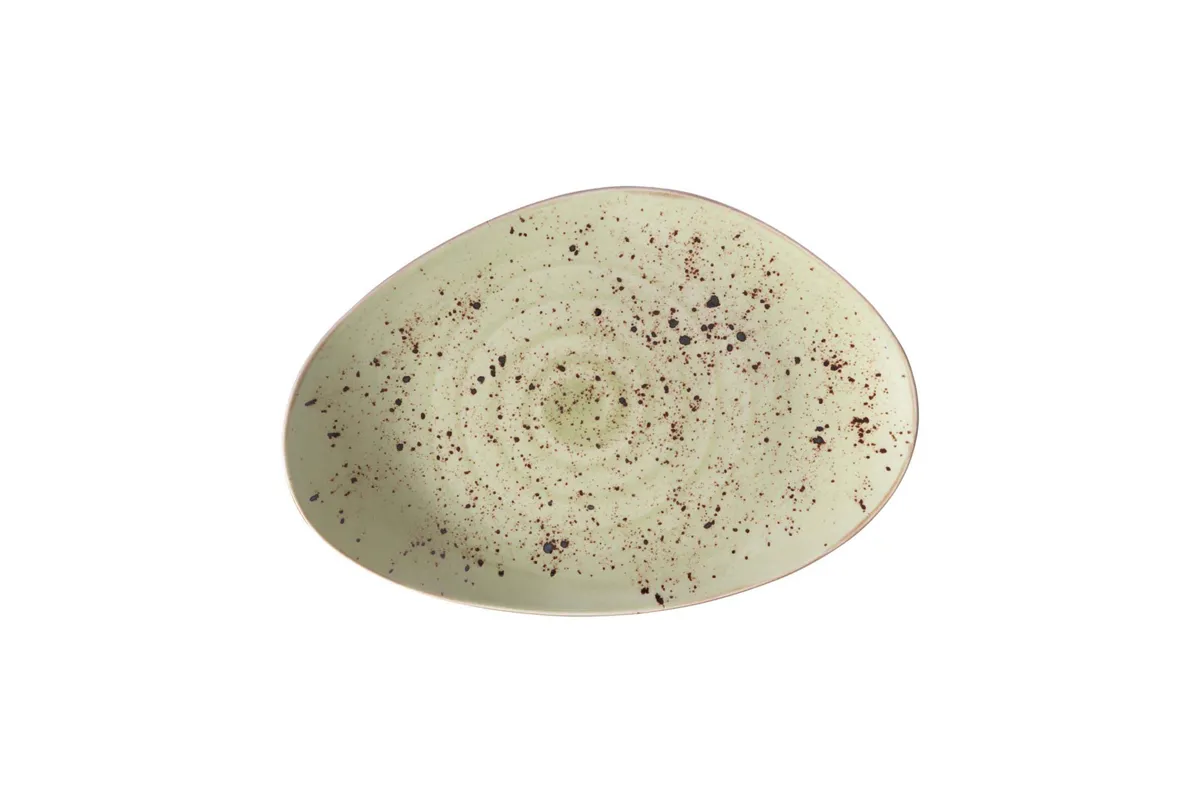 Talerz o organicznym kształcie Olive 350x210 mm Fine Dine 778036