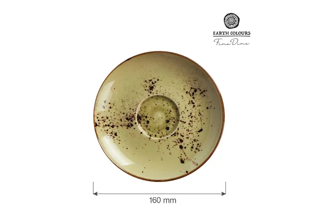 Spodek do cappuccino Olive 160 mm Fine Dine 778098 Spodek do cappuccino Olive 160 mm Fine Dine 778098